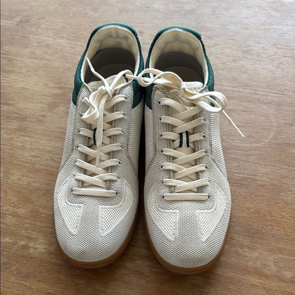 Rothy’s Stylish Tan and Green Men's Sneakers